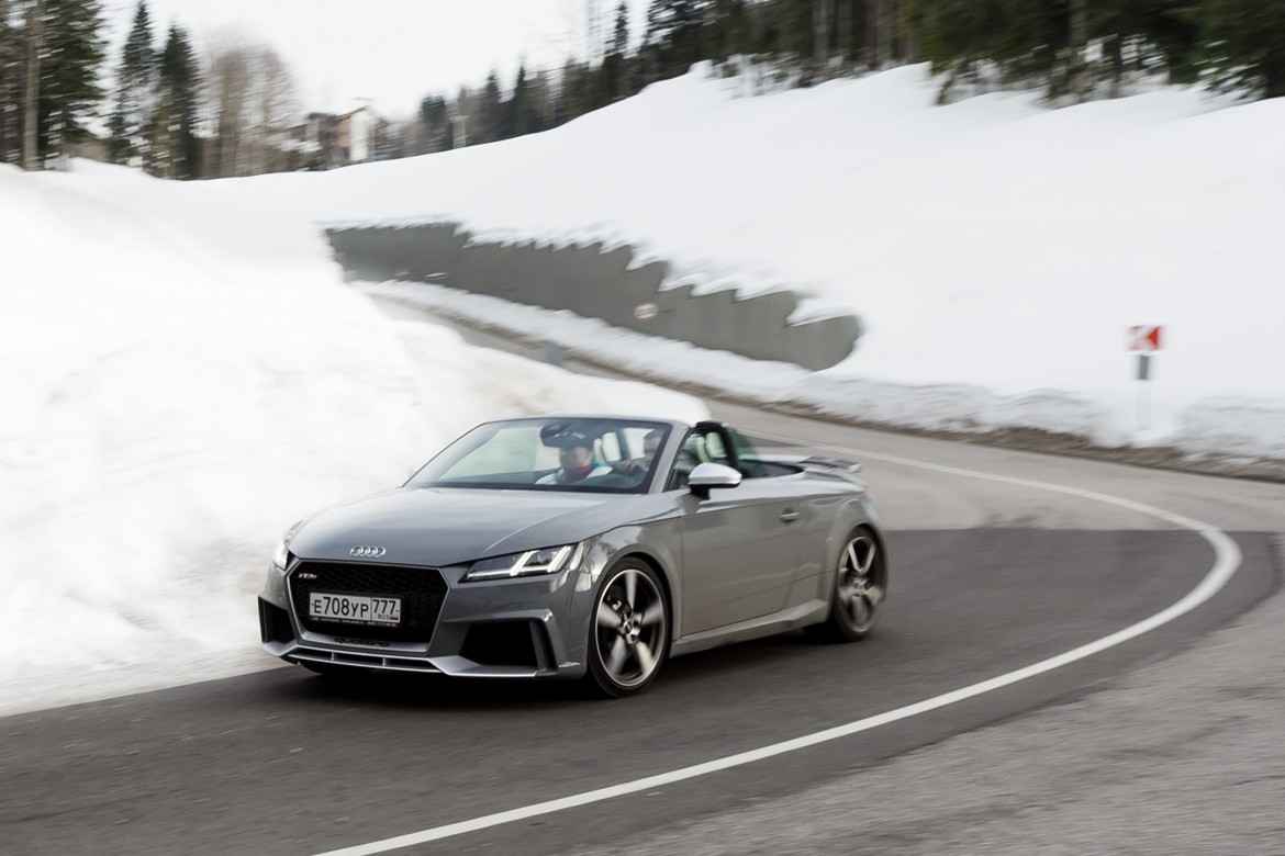 Горнолыжный Сочи: несемся с заснеженных склонов вместе со спорткарами Audi