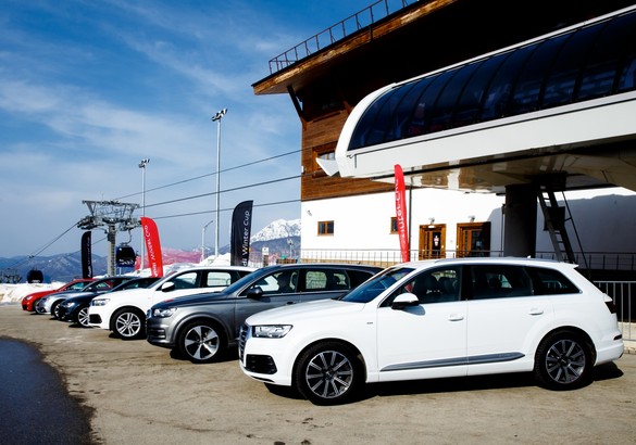 Горнолыжный Сочи: несемся с заснеженных склонов вместе со спорткарами Audi