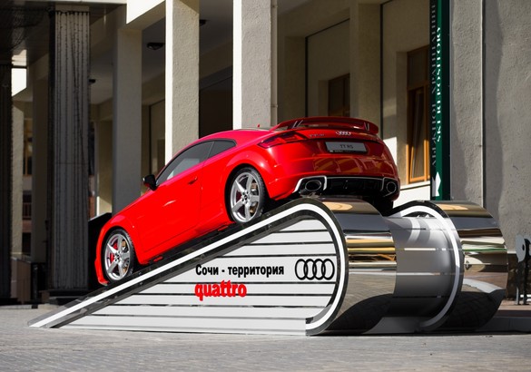 Горнолыжный Сочи: несемся с заснеженных склонов вместе со спорткарами Audi