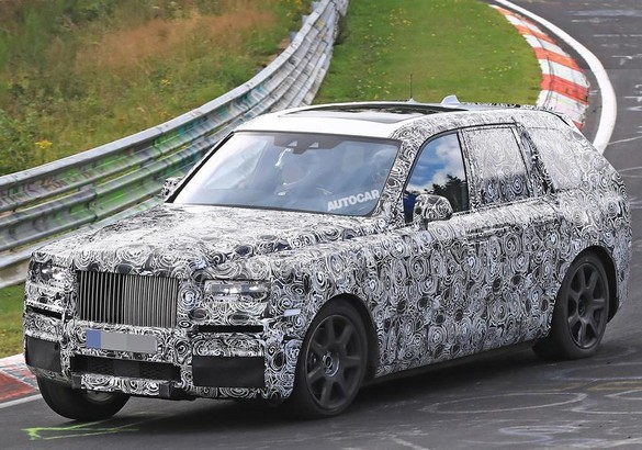 Rolls-Royce тестирует конкурента Bentley Bentayga