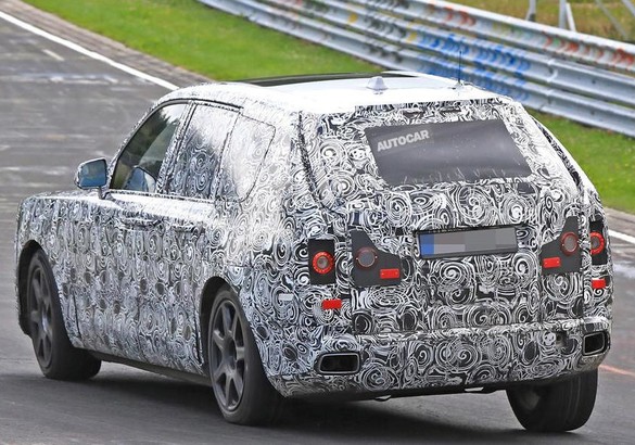 Rolls-Royce тестирует конкурента Bentley Bentayga