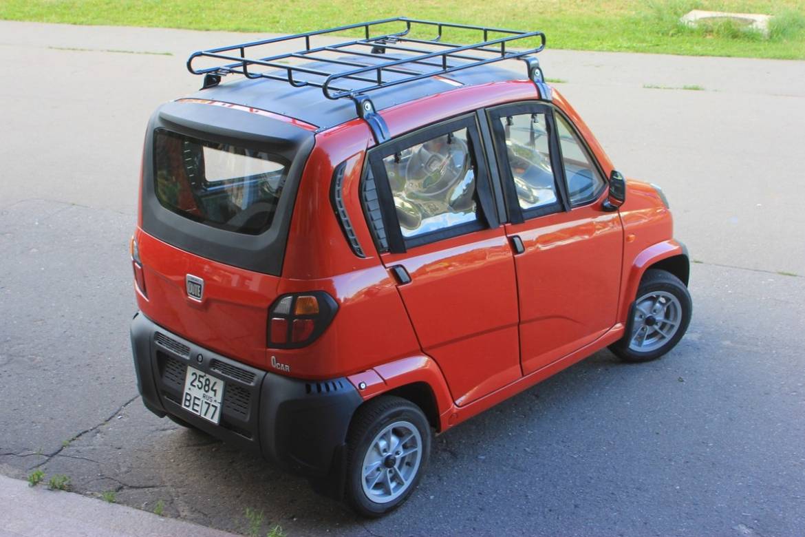 Индийский квадрицикл Bajaj Qute адаптировали для России