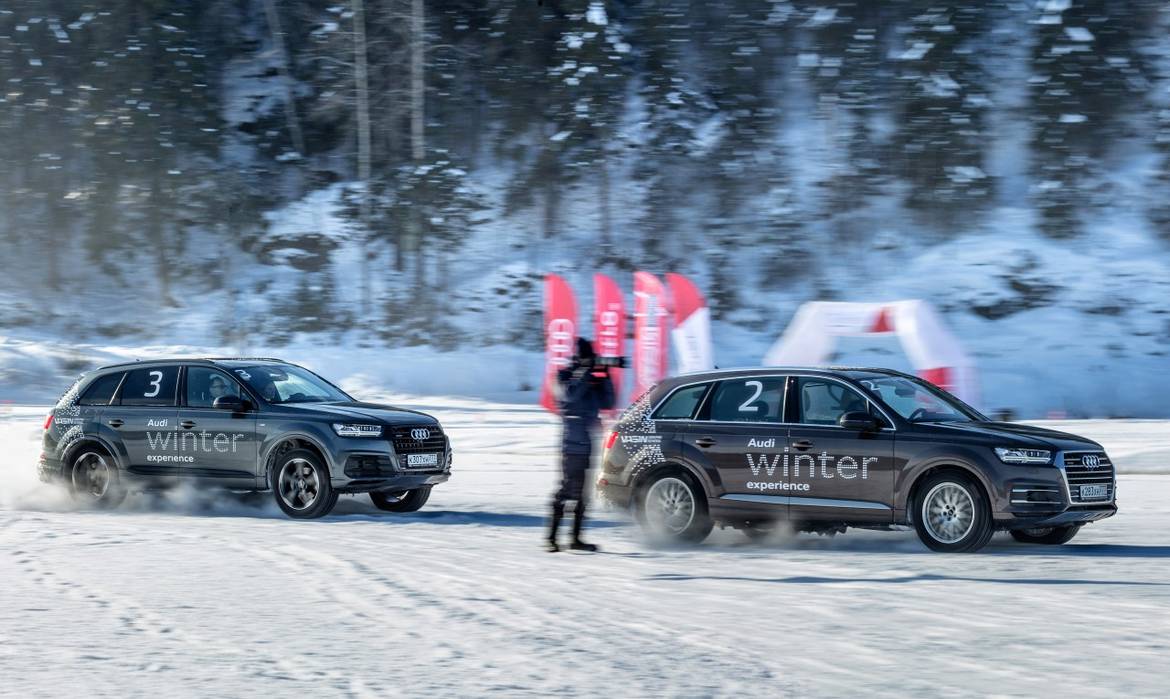 Audi Winter Experience 2018: по льду со скоростью за 100 км/ч или учимся ездить на «боевом» шипе