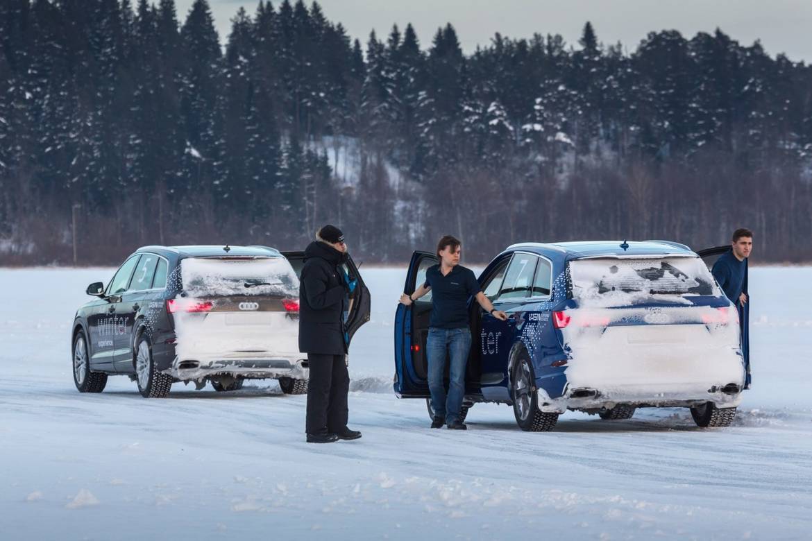 Audi Winter Experience 2018: по льду со скоростью за 100 км/ч или учимся ездить на «боевом» шипе