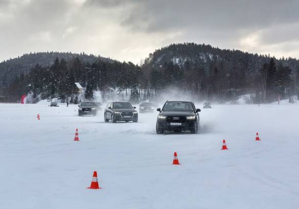 Audi Winter Experience 2018: по льду со скоростью за 100 км/ч или учимся ездить на «боевом» шипе