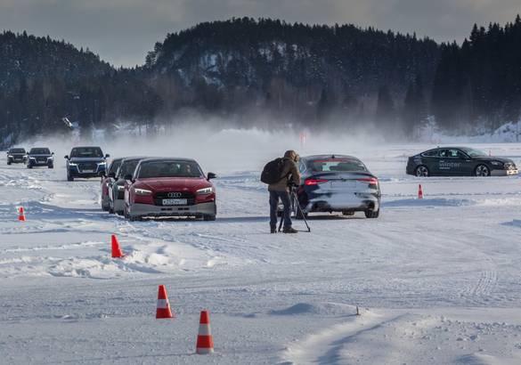 Audi Winter Experience 2018: по льду со скоростью за 100 км/ч или учимся ездить на «боевом» шипе