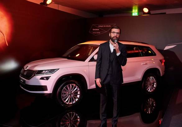 Skoda и Cirque du soleil представили в Петербурге Kodiaq российской сборки