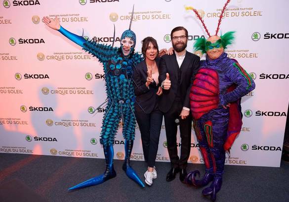 Skoda и Cirque du soleil представили в Петербурге Kodiaq российской сборки