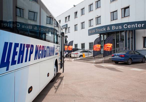 Автобус MAN будет работать в НАМИ