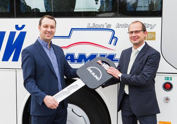 Автобус MAN будет работать в НАМИ