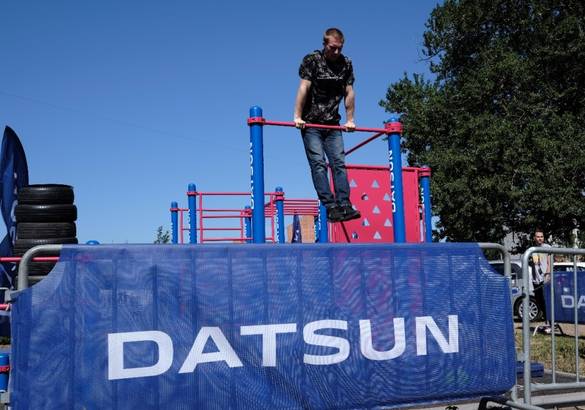 Datsun построил в Ленобласти новую спортплощадку