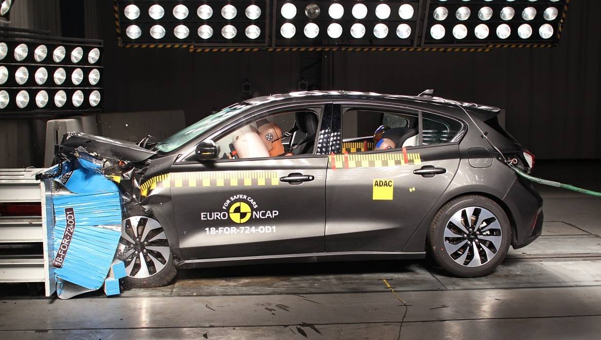 Новые Volvo XC40 и Ford Focus разбились на «отлично»