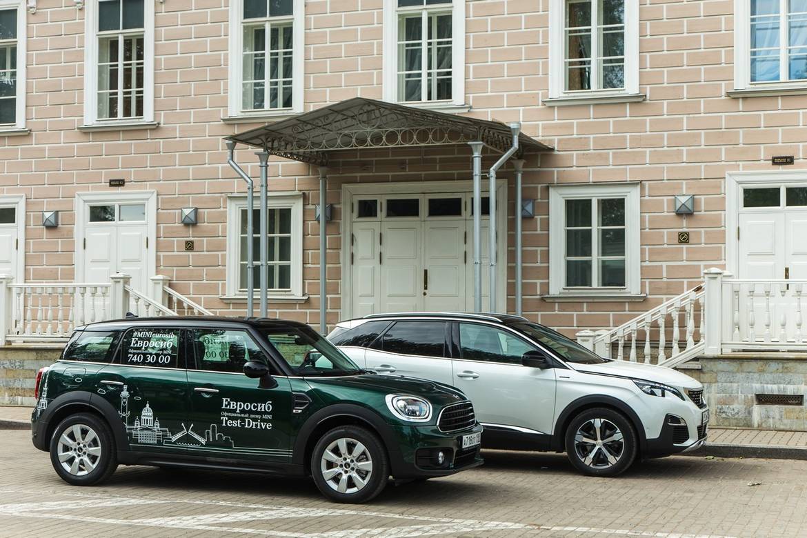Тест-драйв Peugeot 3008 против Mini Cooper Countryman: мир спасает красота