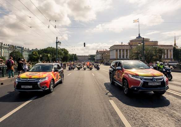 Компания Mitsubishi стала партнером фестиваля St. Petersburg Harley Days 2018