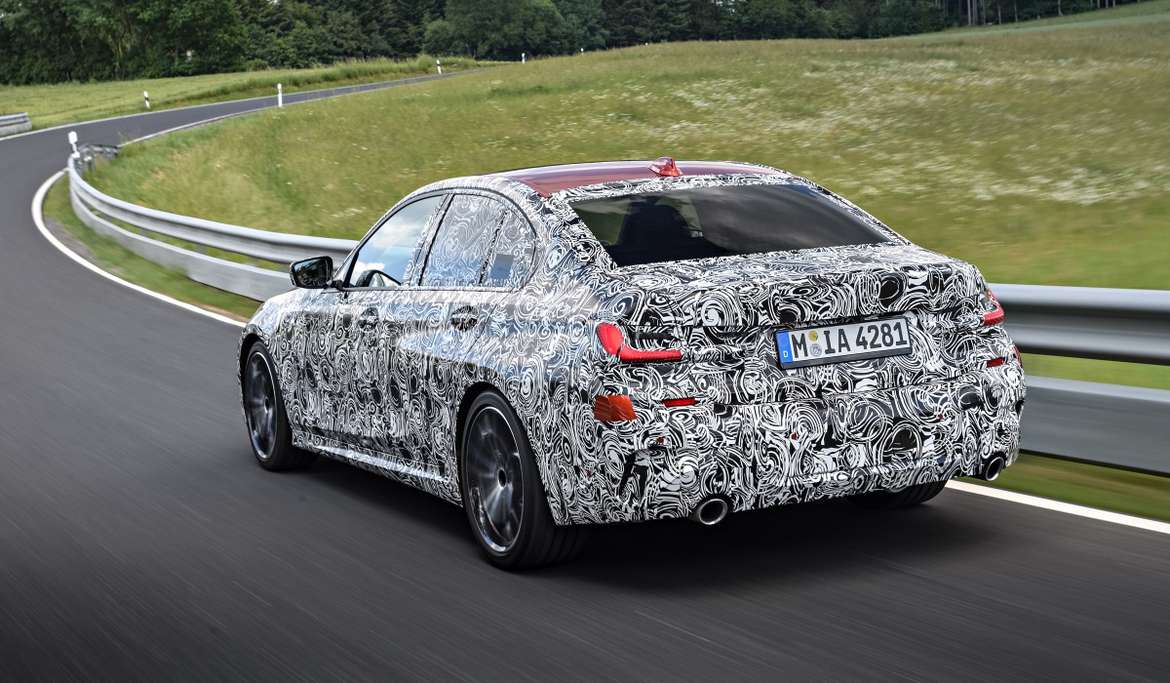 BMW тестирует новый седан 3 Series на Нюрбургринге