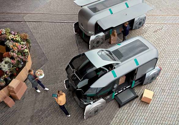 Renault разработала робоавтомобиль с экспедитором для доставки грузов