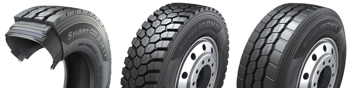 Hankook запустил новую линейку шин SmartWork для грузовиков
