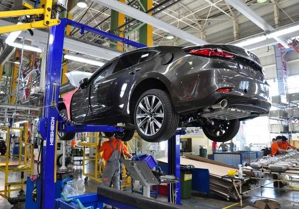 Новая Mazda6 встала на конвейер в России