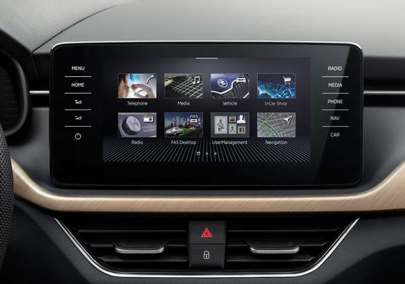 Skoda показала интерьер новой Scala