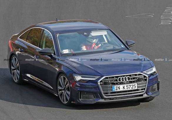 Новый спортседан Audi S6 «засветился» на тестах без камуфляжа