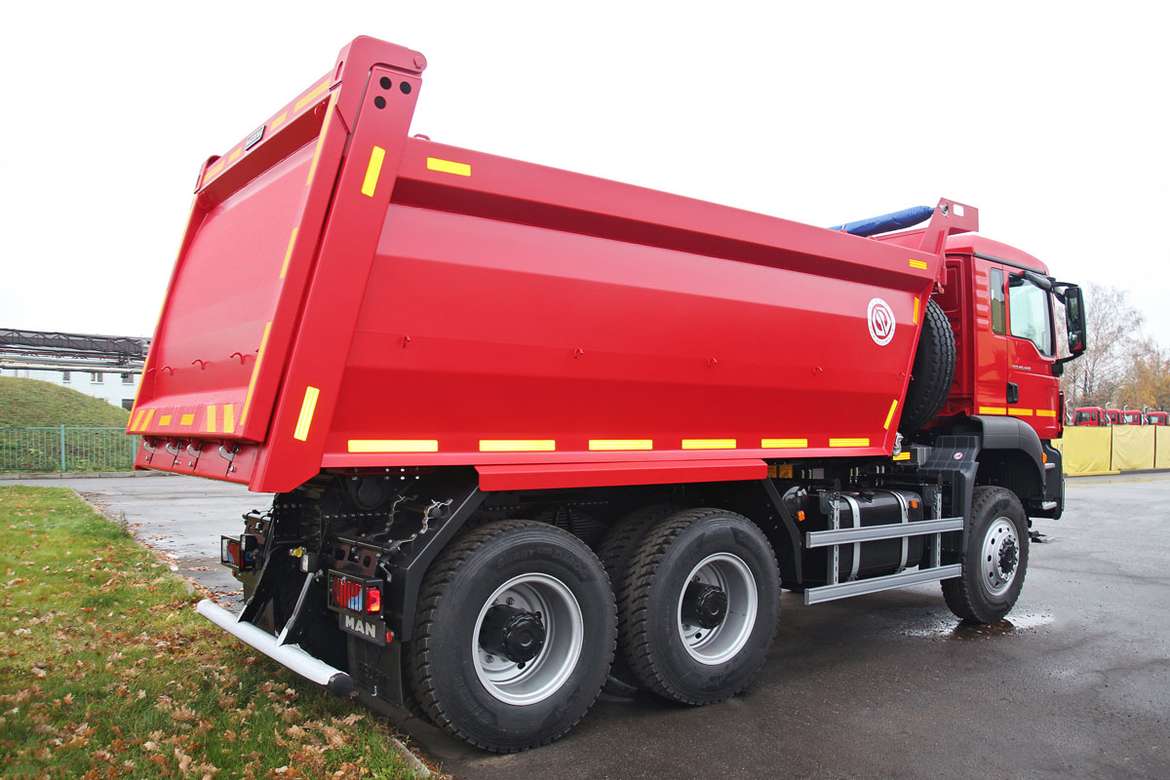 Полноприводные самосвалы MAN оснастили кузовами «Формат»