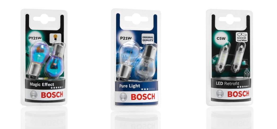 Автомобильные лампы Bosch будут упаковывать по-новому