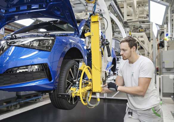 Skoda запустила производство новой Scala