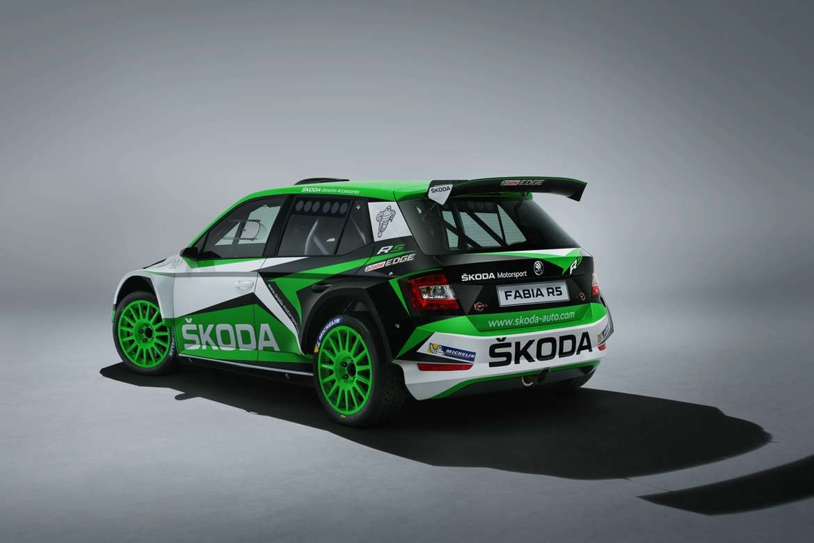 Skoda обновила ралли-кар Fabia R5 к автосалону в Женеве