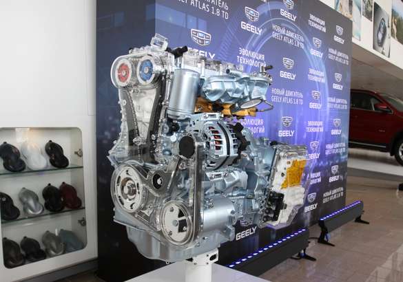 Geely Atlas получит новый двигатель