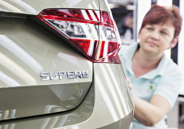 Skoda выпустила полумиллионный Superb третьего поколения