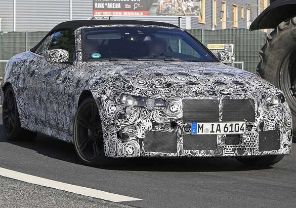 BMW M4 Cabriolet был пойман автошпионами
