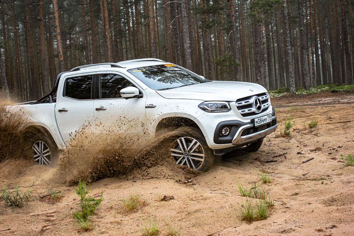 Mercedes-Benz X-Class на «Ладога-Трофи»: тест-драйв гламурного пикапа на трофи-рейде