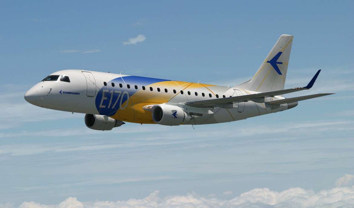 Самолеты Embraer E170 получат новые шины Michelin