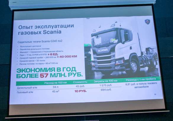 Премьера и экспресс-тест Scania CNG: газ в приоритете