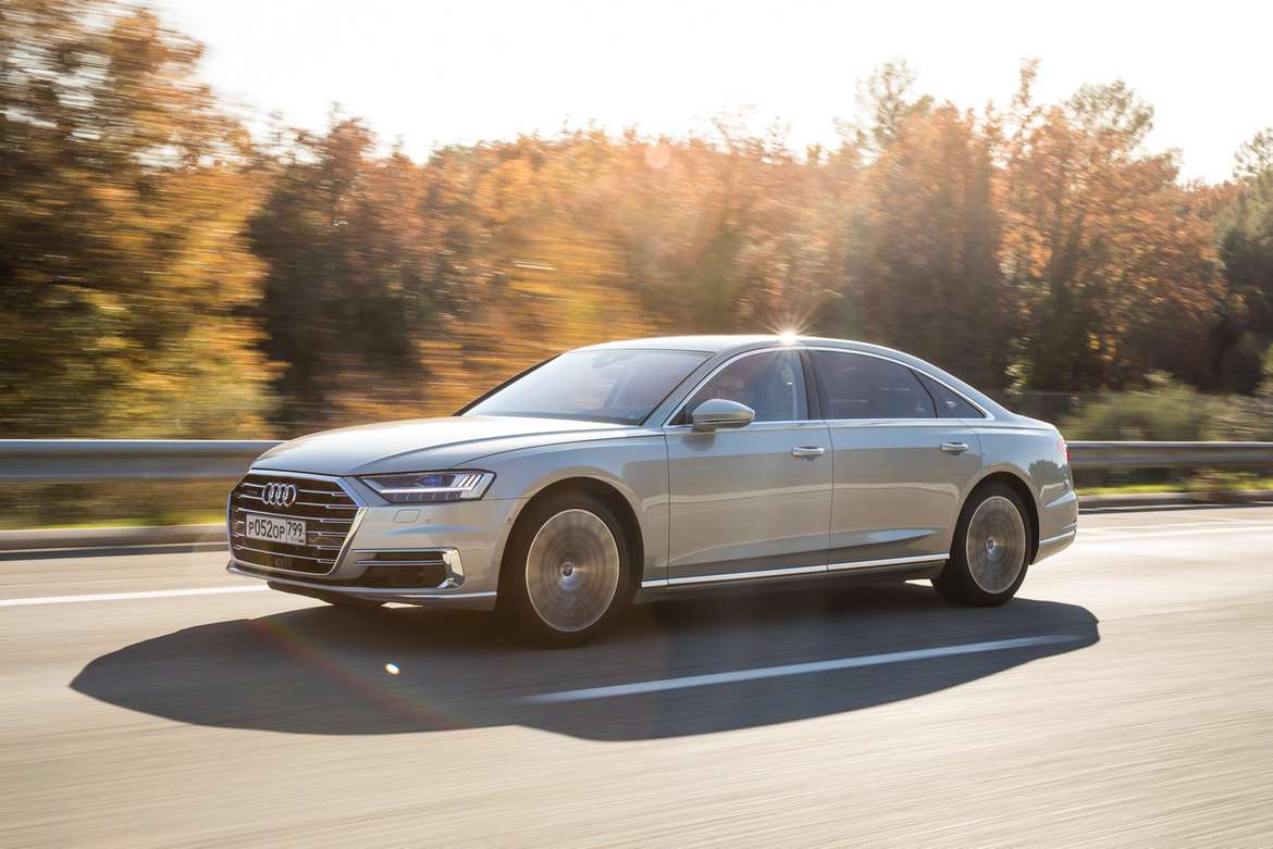 Тест-драйв Audi A6 45 TFSI и Audi A8 60 TFSI: установка на победу