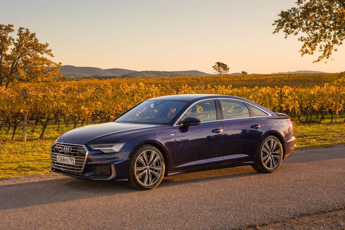 Тест-драйв Audi A6 45 TFSI и Audi A8 60 TFSI: установка на победу