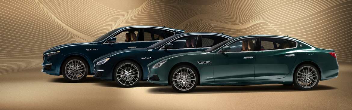 Maserati представил Quattroporte, Levante и Ghibli в версии Royale