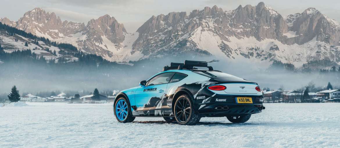 Bentley показал Continental GT для гонки Ice Race 2020