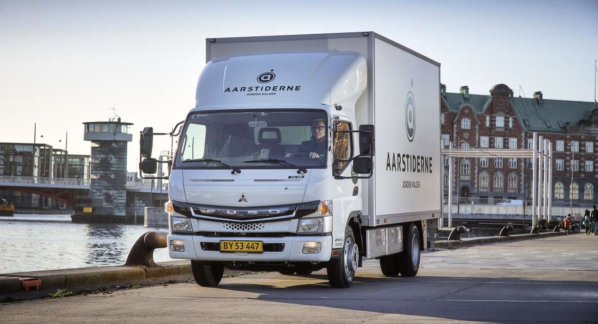 Электрический Fuso Canter будет работать в Дании