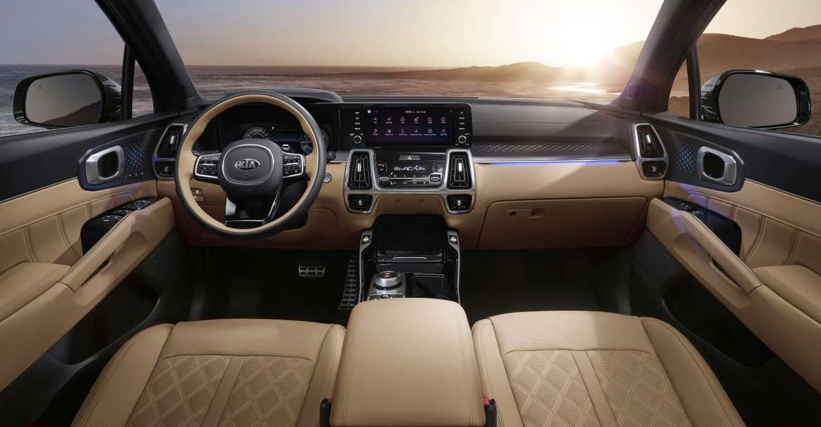 Kia полностью рассекретила дизайн и интерьер нового Sorento