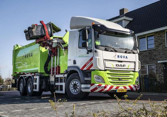 Первый электромусоровоз DAF будет работать в Нидерландах