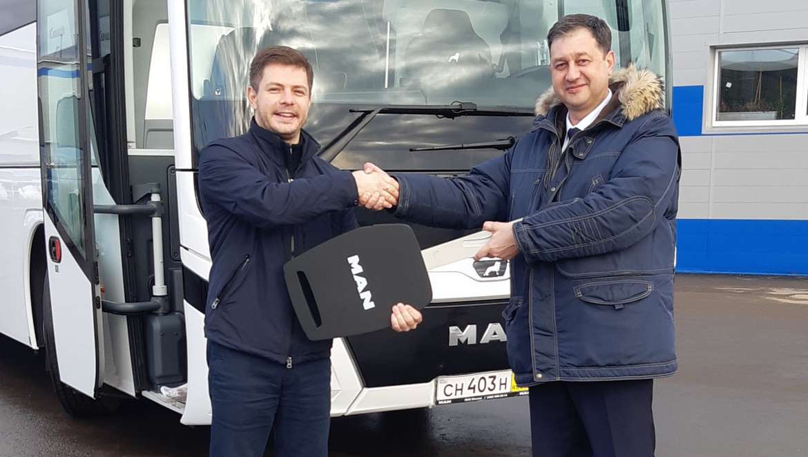 «Росатом» приобрел туристический автобус MAN