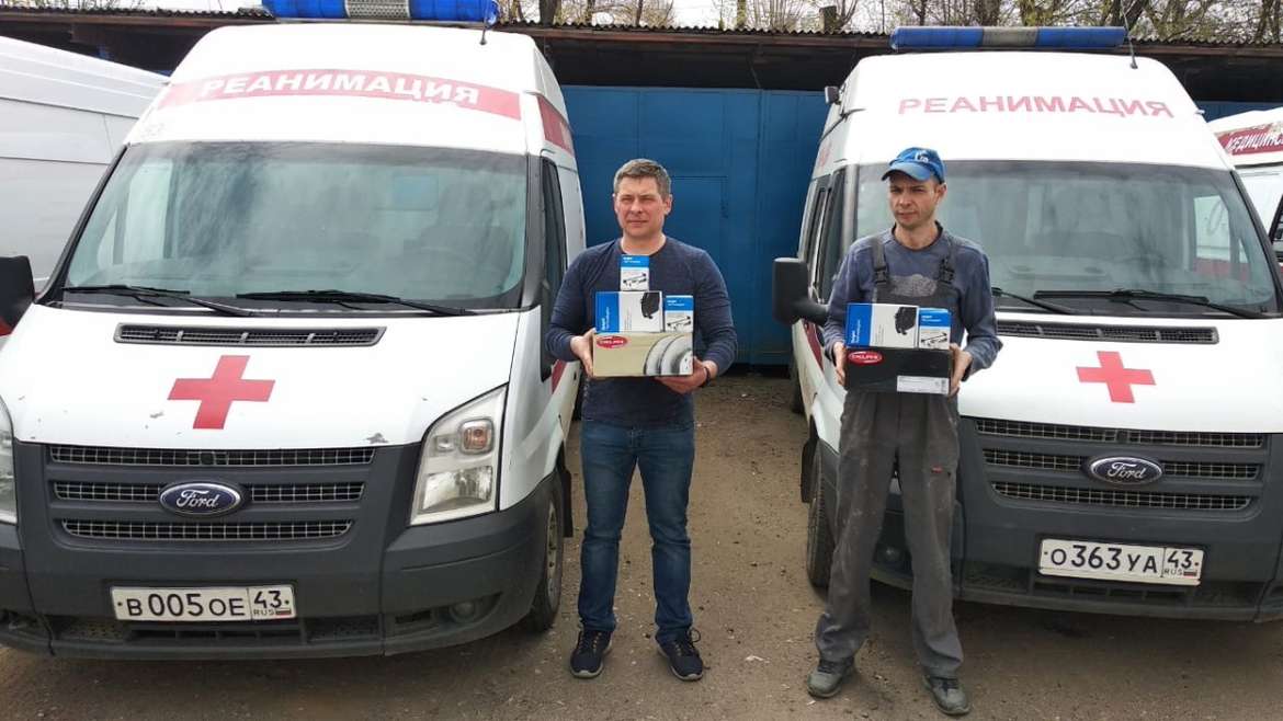 Автомобили скорой помощи в Кирове будут обслуживаться с использованием запчастей Delphi Technologies