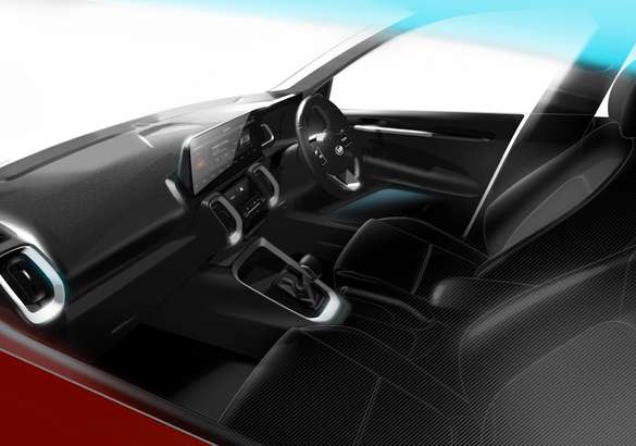 Kia Sonet: новые скетчи и дизайн интерьера