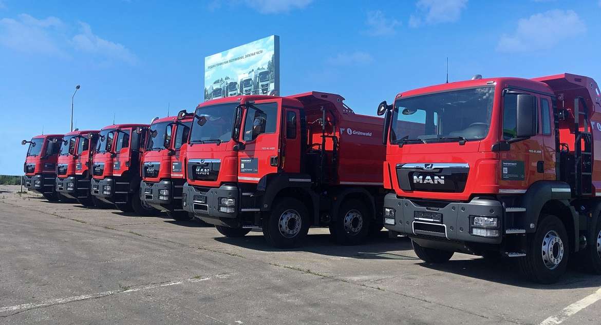 Самосвалы MAN TGS будут строить дороги в Саратове и области