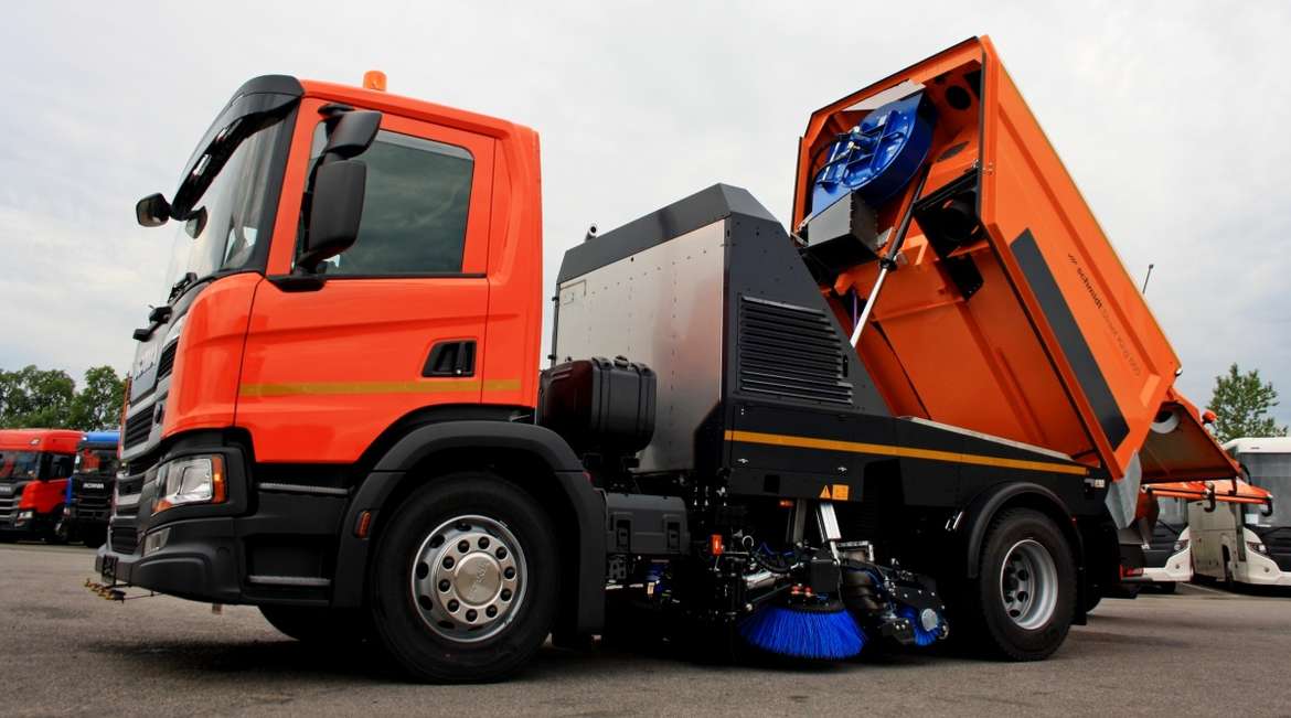 Уборочные машины Scania будут работать в Сочи