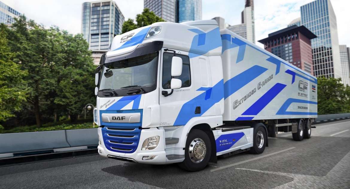DAF увеличил запас хода электрогрузовиков семейства CF Electric