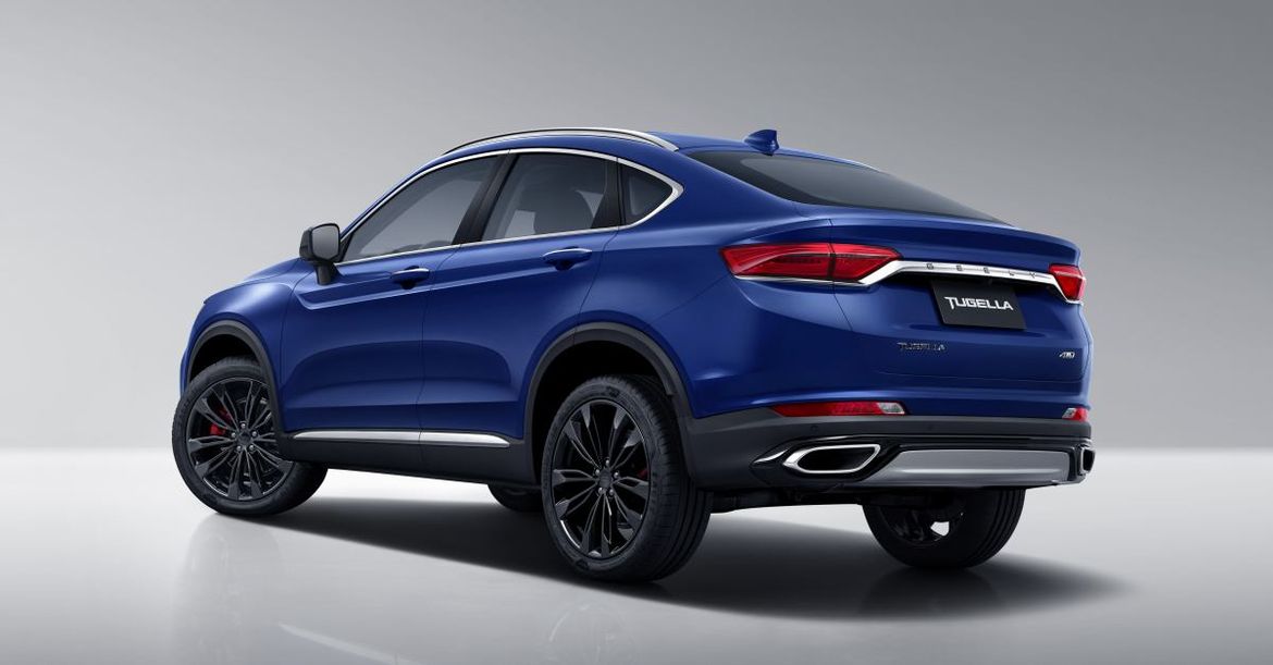Geely представил в России купе-кроссовер Tugella