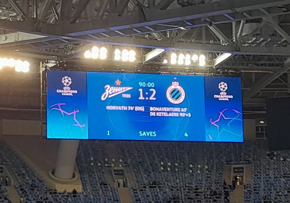 Nissan поддержал «Зенит» на старте Лиги Чемпионов