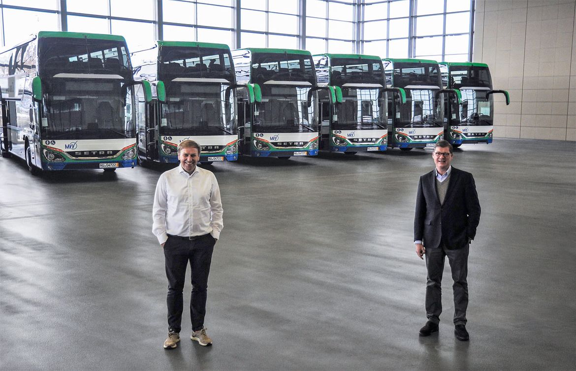 Немецкий перевозчик получил партию автобусов Setra